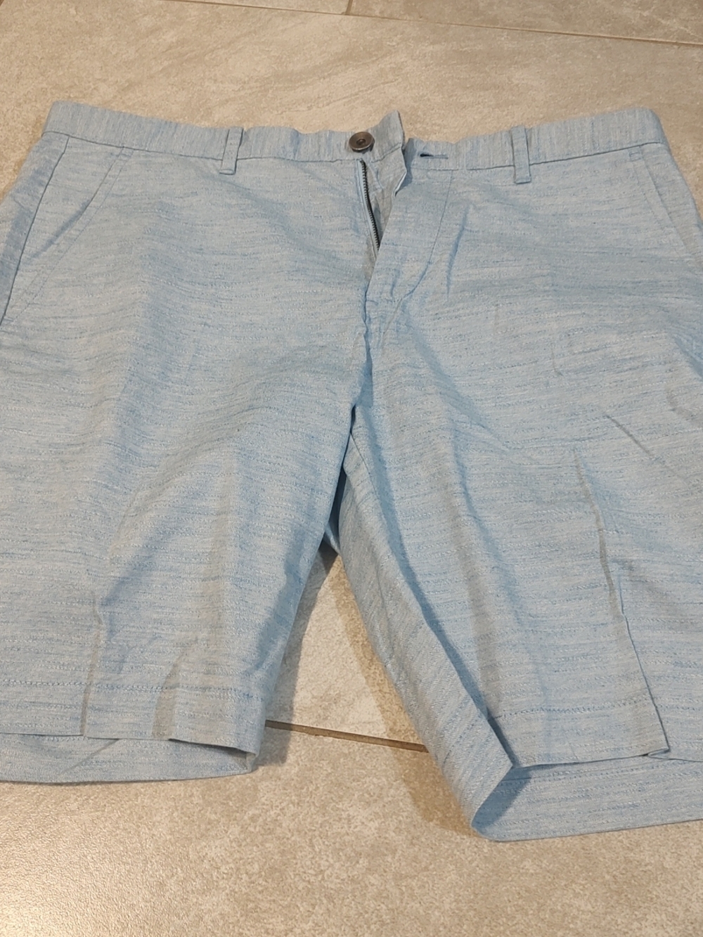 Calvin Klein Light Blue Men’s Flat Front Shorts